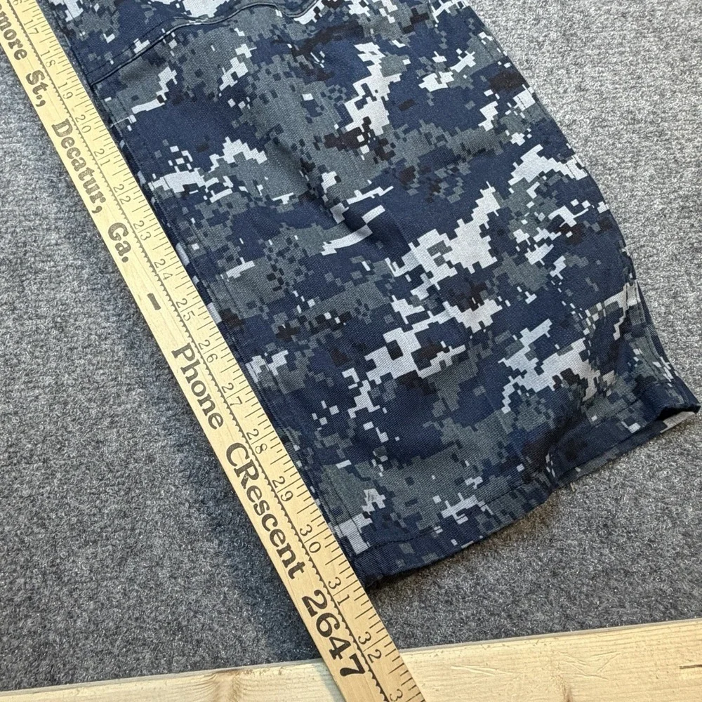 Genuine Issue US Navy Blue Digital Camouflage Naval Pants Medium